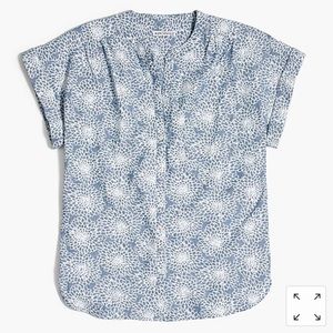 J. Crew Camp Shirt Chambray Size S